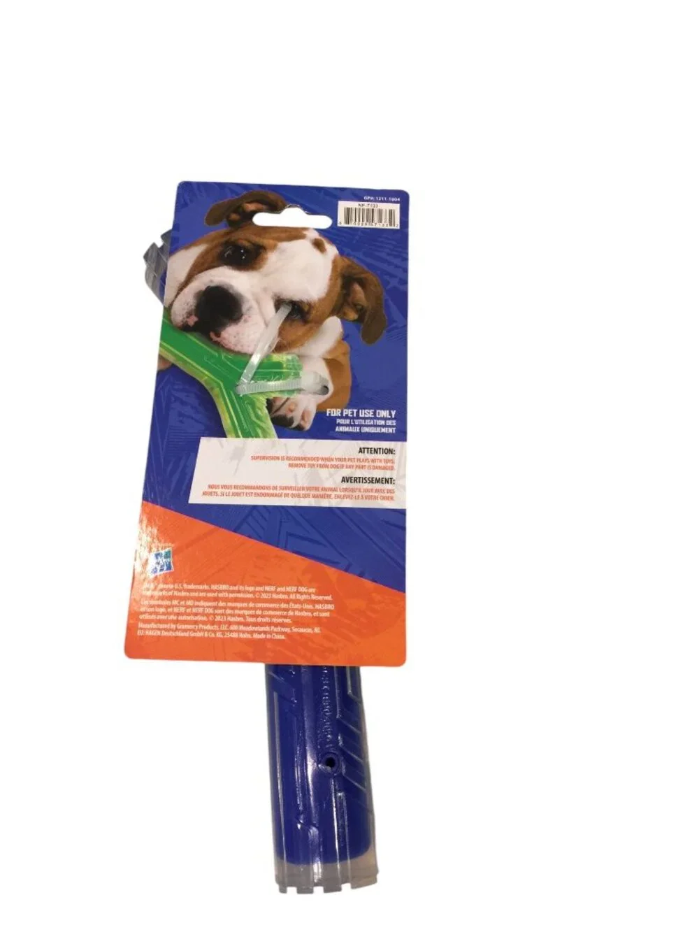 Nerf Dog Super Soaker Scented Dental Chew Peanut Butter 9 1/2